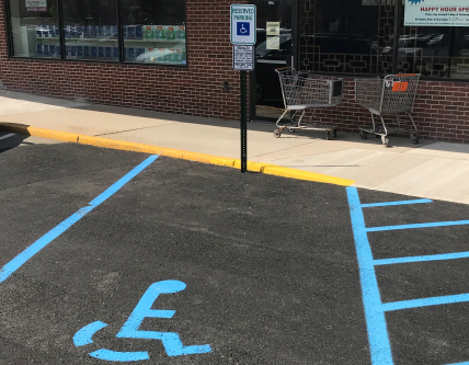 ADA Compliant Handicap Parking Spots